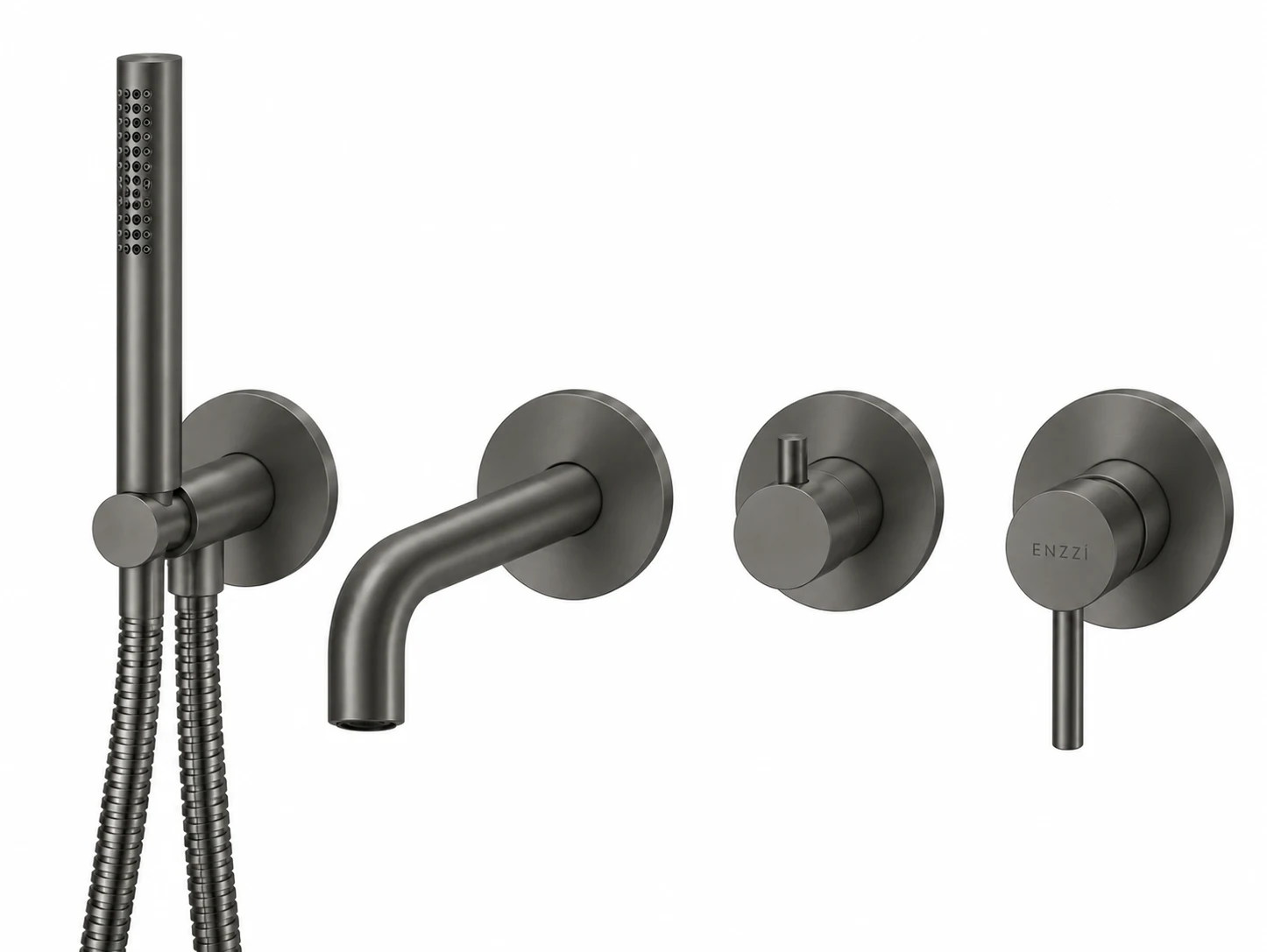 Baterie cada încastrată Enzzi Forma Brushed Graphite