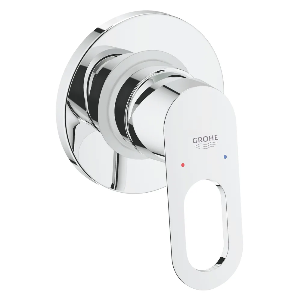 Baterie duș încastrată 1 cale Grohe Bauloop Round + corp instalare