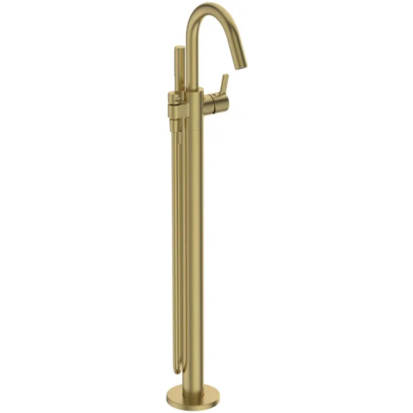 Напольный смеситель для ванны Ideal Standard Atelier Joy Brushed Gold