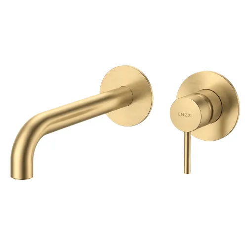 Смеситель встраиваемый для раковины ENZZI Forma Brushed Champagne + монтажный корпус