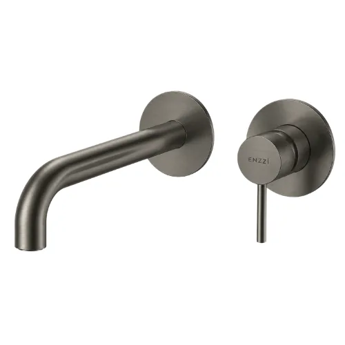 Смеситель встраиваемый для раковины ENZZI Forma Brushed Graphite + монтажный корпус