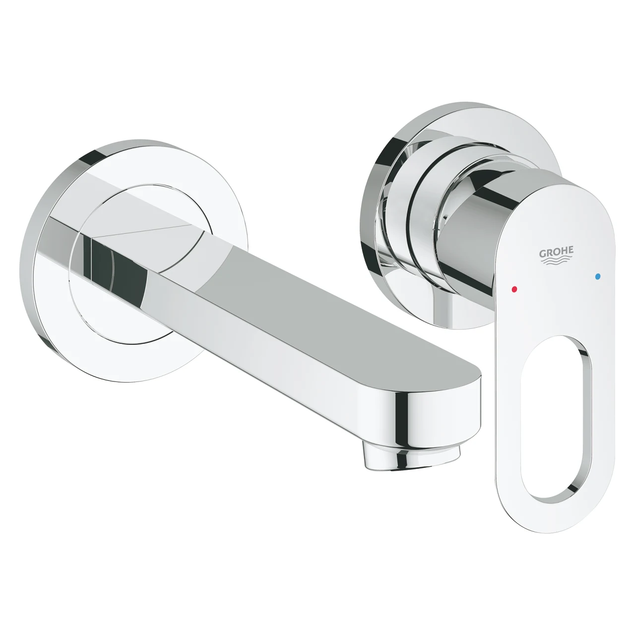 Baterie încastrată lavoar Grohe Bauloop Round + corp instalare — 1