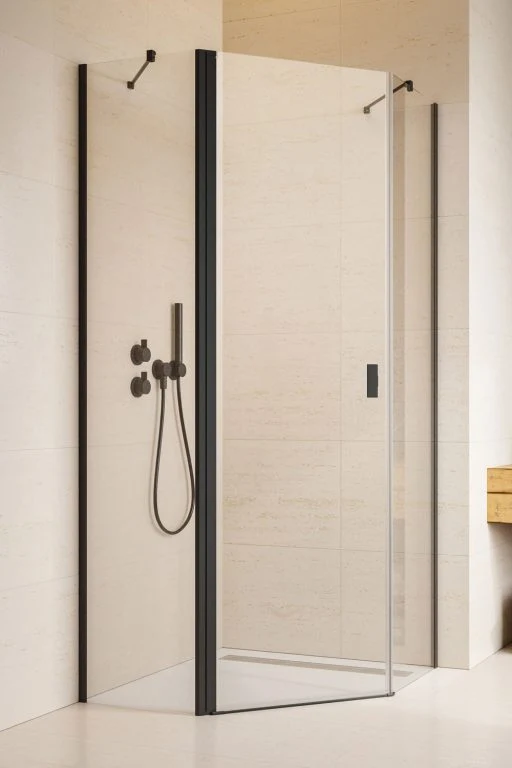 Cabina dus Radaway Nes Black PTJ 90x90 h=200 Stânga — 1