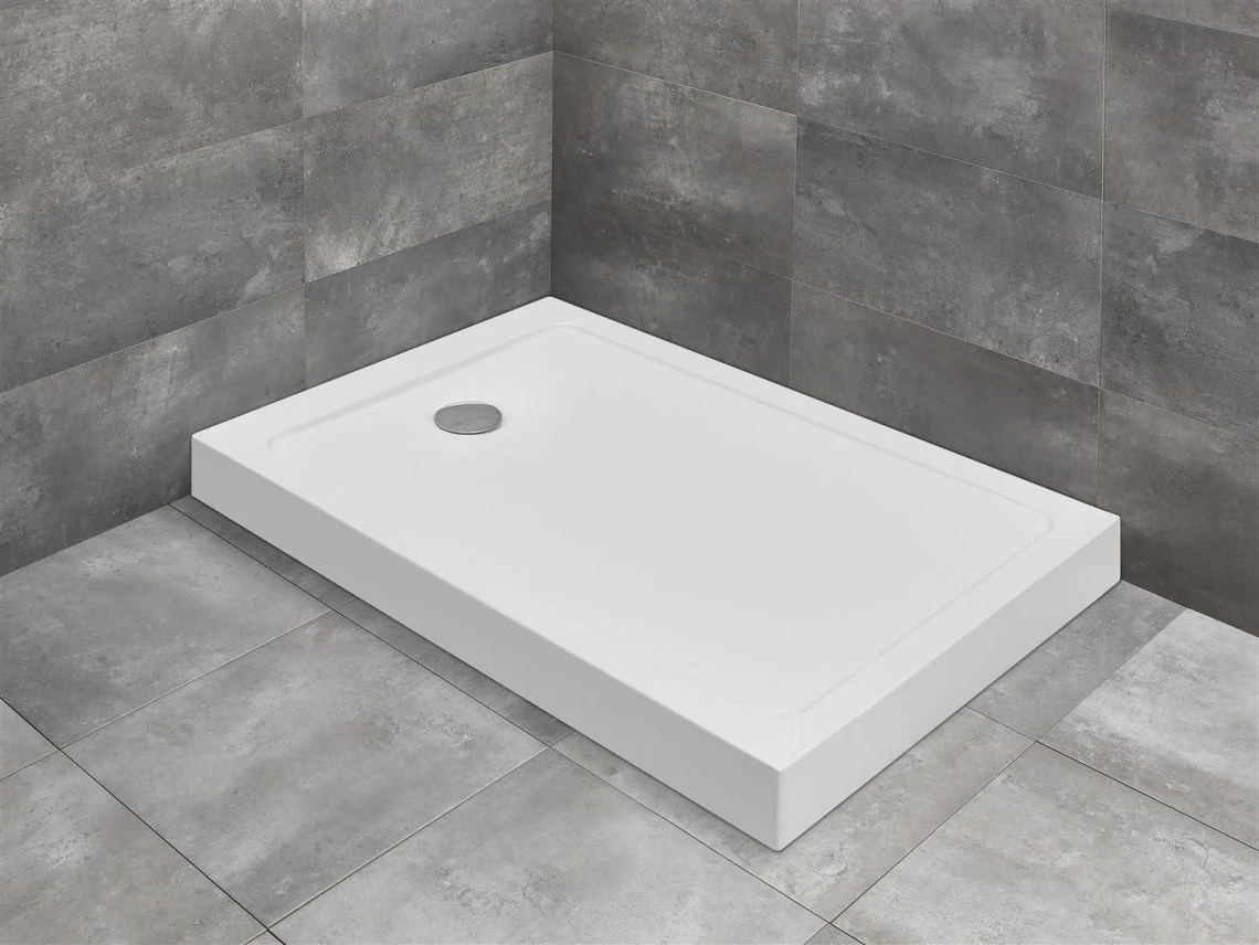 Душевой поддон акриловый Radaway Doros F Compact 120x80x12 cm White — 1