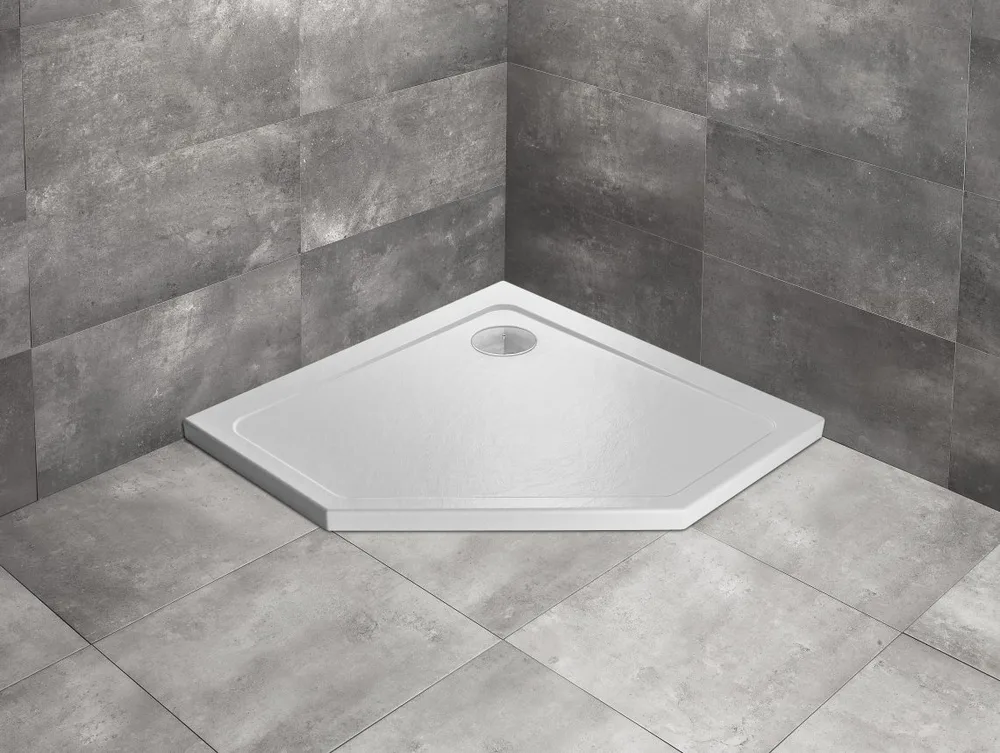 Душевой поддон акриловый Radaway Doros PT 100x100x5 Stone White