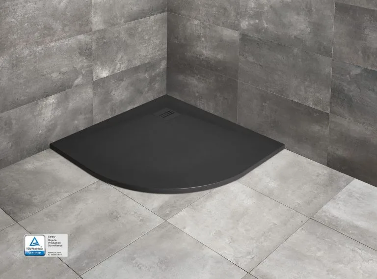 Душевой поддон из искусственного камня Radaway Kyntos A 80x80x3 Black