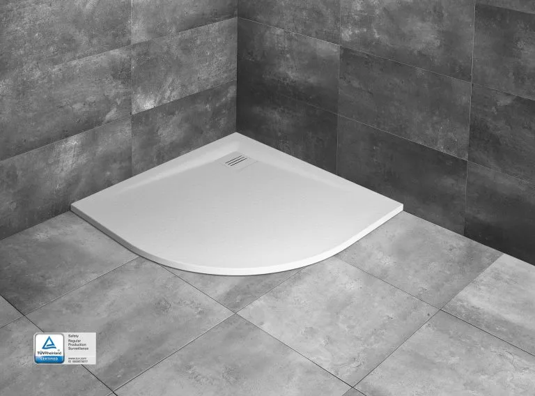 Душевой поддон из искусственного камня Radaway Kyntos A 90x90x3 White