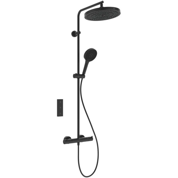 Coloana duș termostatată Ideal Standard Ceratherm T125+ Silk Black