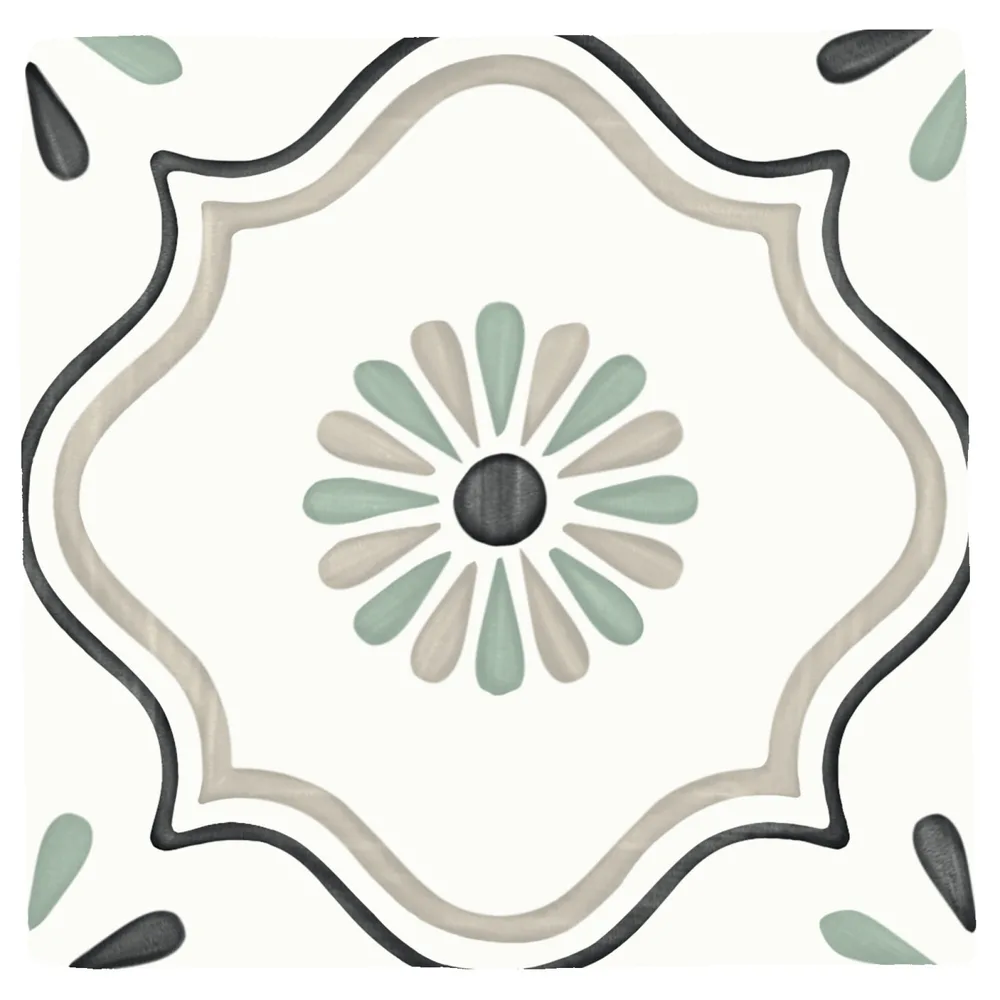 Плитка  HARMONY TANGER SAND FLOWER 9 mm 12.3x12.3