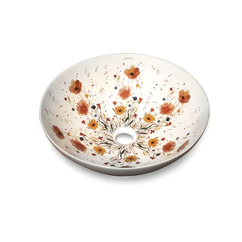 Умывальник накладной Bathco New Lys Bouquet I d.400 Luminiscent