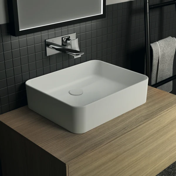 Умывальник на столешнице типа чаши Ideal Standard Atelier Conca 60x40 cm Белый Глянцевый — 5