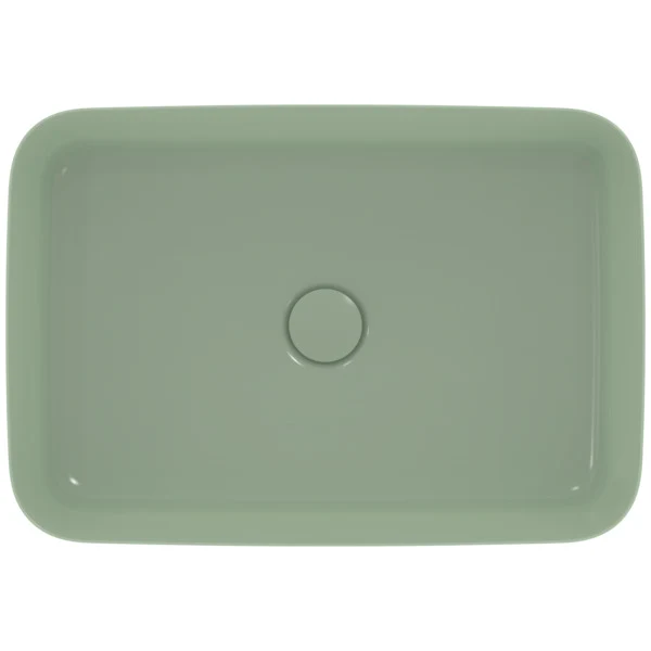 Lavoar pe blat tip bol Ideal Standard Atelier Ipalyss fara preaplin 55x38 cm Salvie — vedere 2