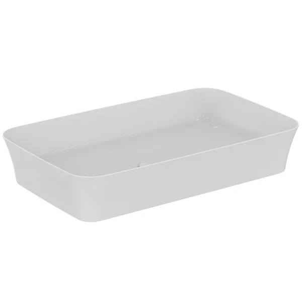 Lavoar pe blat tip bol Ideal Standard Atelier Ipalyss fara preaplin 65x40 cm Alb Lucios