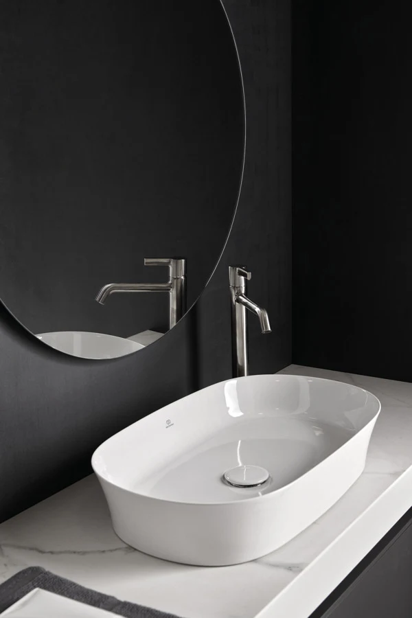 Умывальник на столешнице типа чаши Ideal Standard Atelier Ipalyss Oval без перелива 60x38 cm Белый Глянцевый — 4