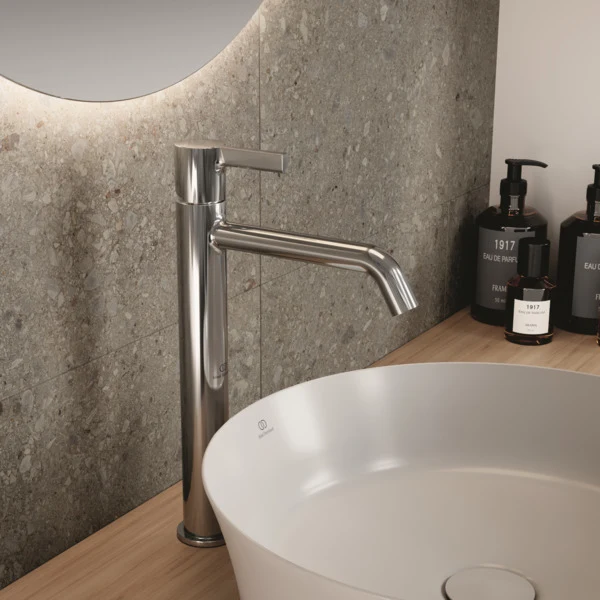 Умывальник на столешнице типа чаши Ideal Standard Atelier Ipalyss Round без перелива D.40 cm Белый Глянцевый — вид 3