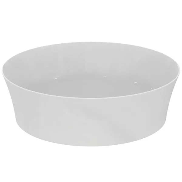 Умывальник на столешнице типа чаши Ideal Standard Atelier Ipalyss Round без перелива D.40 cm Белый Глянцевый