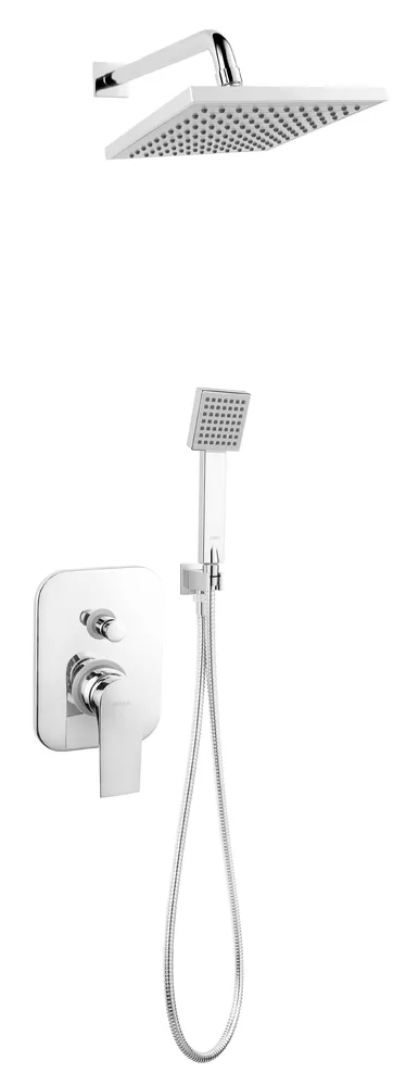 Душевой комплект Ferro Squerto SET-SQ1-P + монтажный корпус