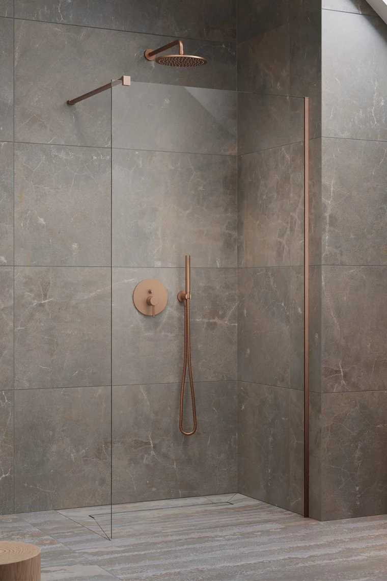 Sticlă de duș Radaway Walk-In Modo X Brushed Copper 100 cm h=200 — 1