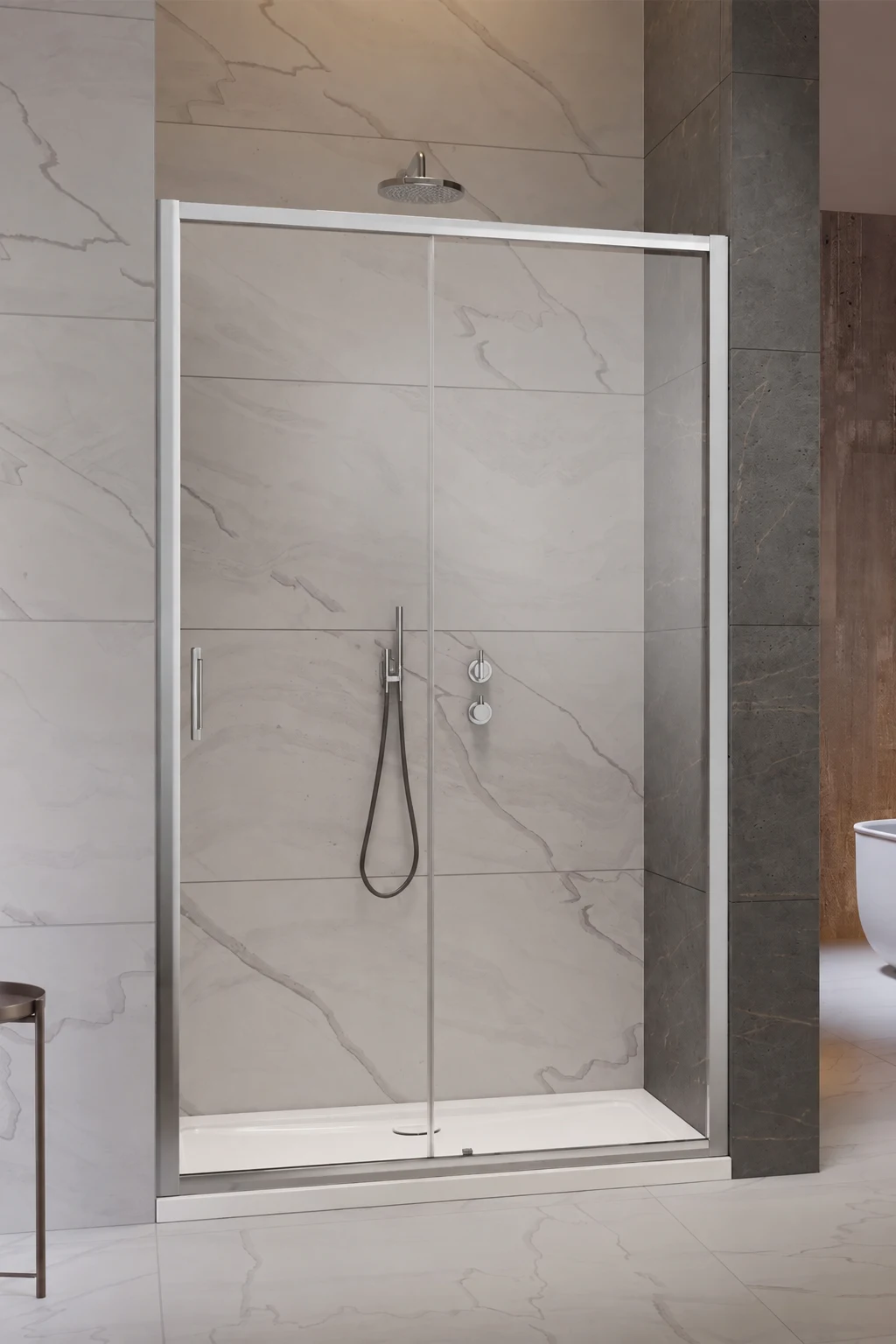 Ușa de nișă Radaway Premium Pro DWJ 120 cm Dreapta