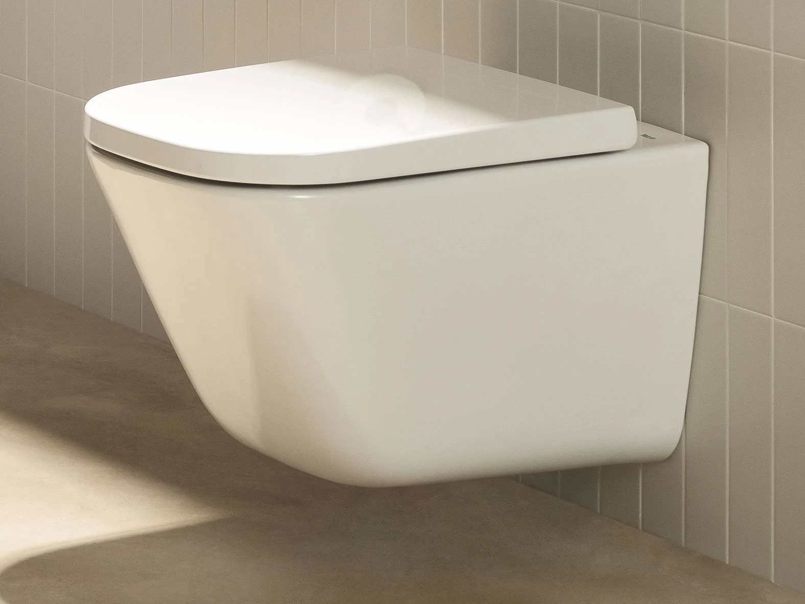 Vas WC suspendat Roca The Gap Clean Round Rimless — vedere 2