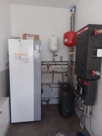 Instalare pompă de căldură Atlantic Alfea Excellia Duo HP 17 kW pentru o casa de 250 m2