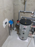 Instalare sistema de apeduct, canalizare, obiecte sanitare și încălzire cu pompă de căldură