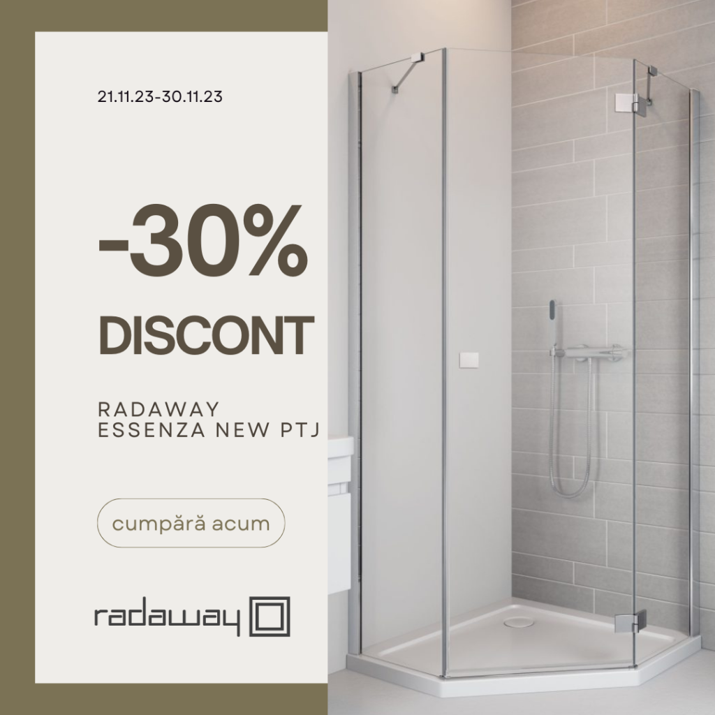 Cabina dus Radaway Essenza New PTJ 900x900 ST cumpără în credit cu ...