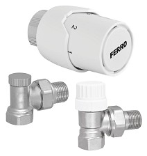 Set robinet cap termostat cu retur FERRO 1/2  ZTM21