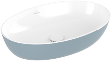 Lavoar oval cu montarea pe blat Villeroy & Boch Artis Frozen 610x410 (419861BCS6)