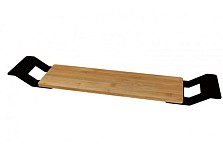Полочка для ванны бамбуковая Riho XL Black 60,5 cm (211421)