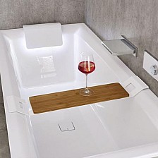 Полочка для ванны бамбуковая Riho White 51,5 cm (207003)