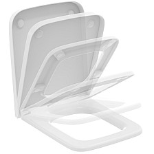 Capac WC Ideal Standard Atelier Blend Cube Soft-Close Alb Satinat (T3927V1)