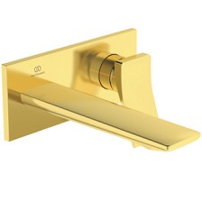 Смеситель Ideal Standard Atelier CONCA (умывальник из стены) Brushed Gold A7371A2