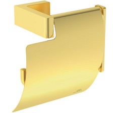 Suport patrat hartie igienica Ideal Standard Atelier CONCA Brushed Gold T4496A2