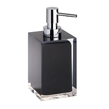 Дозатор для жидкого мыла отдельностоящий 250 мл Bemeta Vista Black 120109016-100