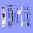 Armatura WC flotor de jos ABK-12