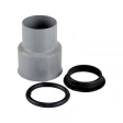 Conector PP trecere la fonta cu inel si garnit.d.110 x 124