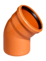 Угол KompactKIT PVC 45 D.200