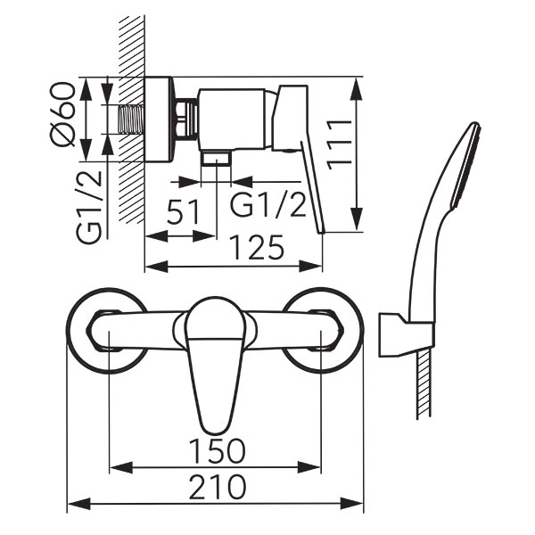 Baterie dus Ferro Isso BIS77 cu accesorii