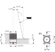 Set instalare pentru baterie cada freestanding Ideal Standard A6133NU