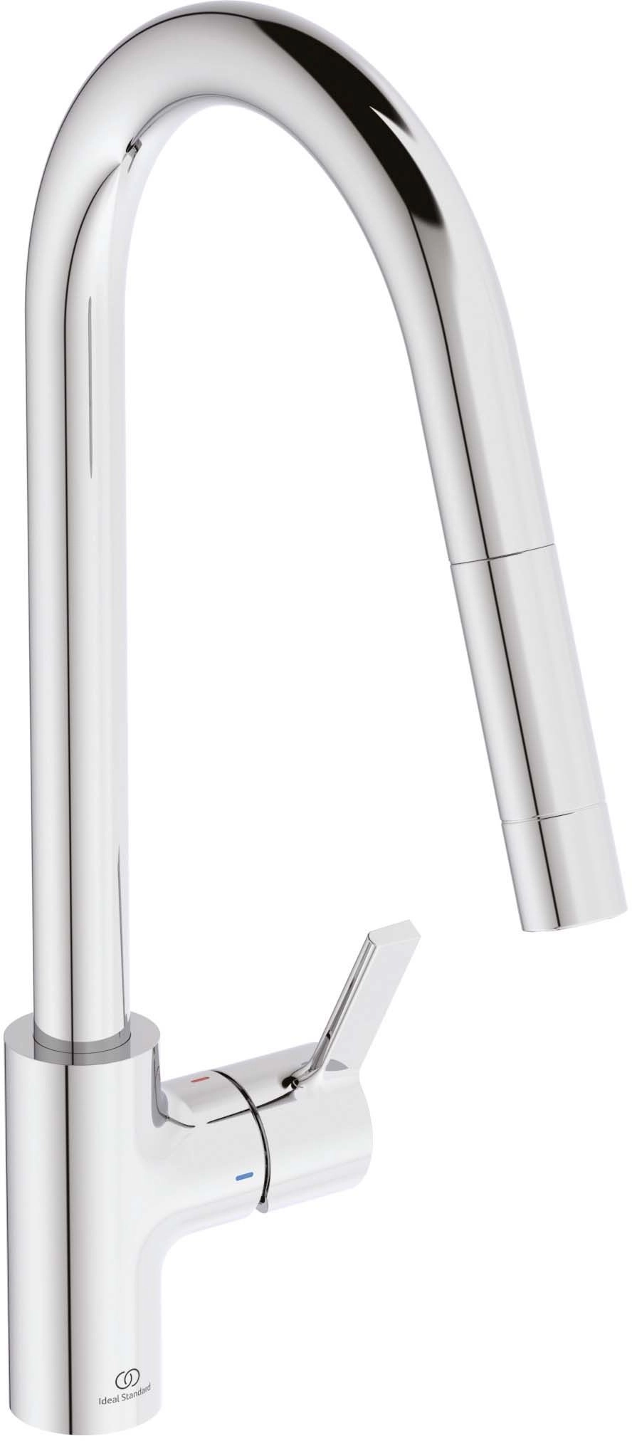 Смеситель кухонный с выдвижным изливом Ideal Standard Gusto 360