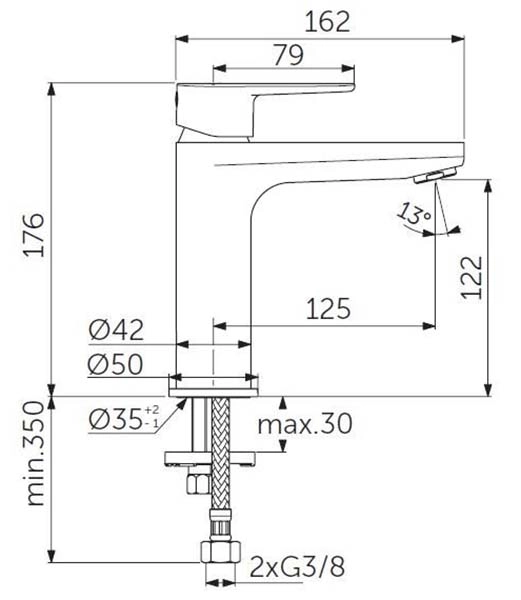 Смеситель для раковины Ideal Standard Cerafine O Black — 6