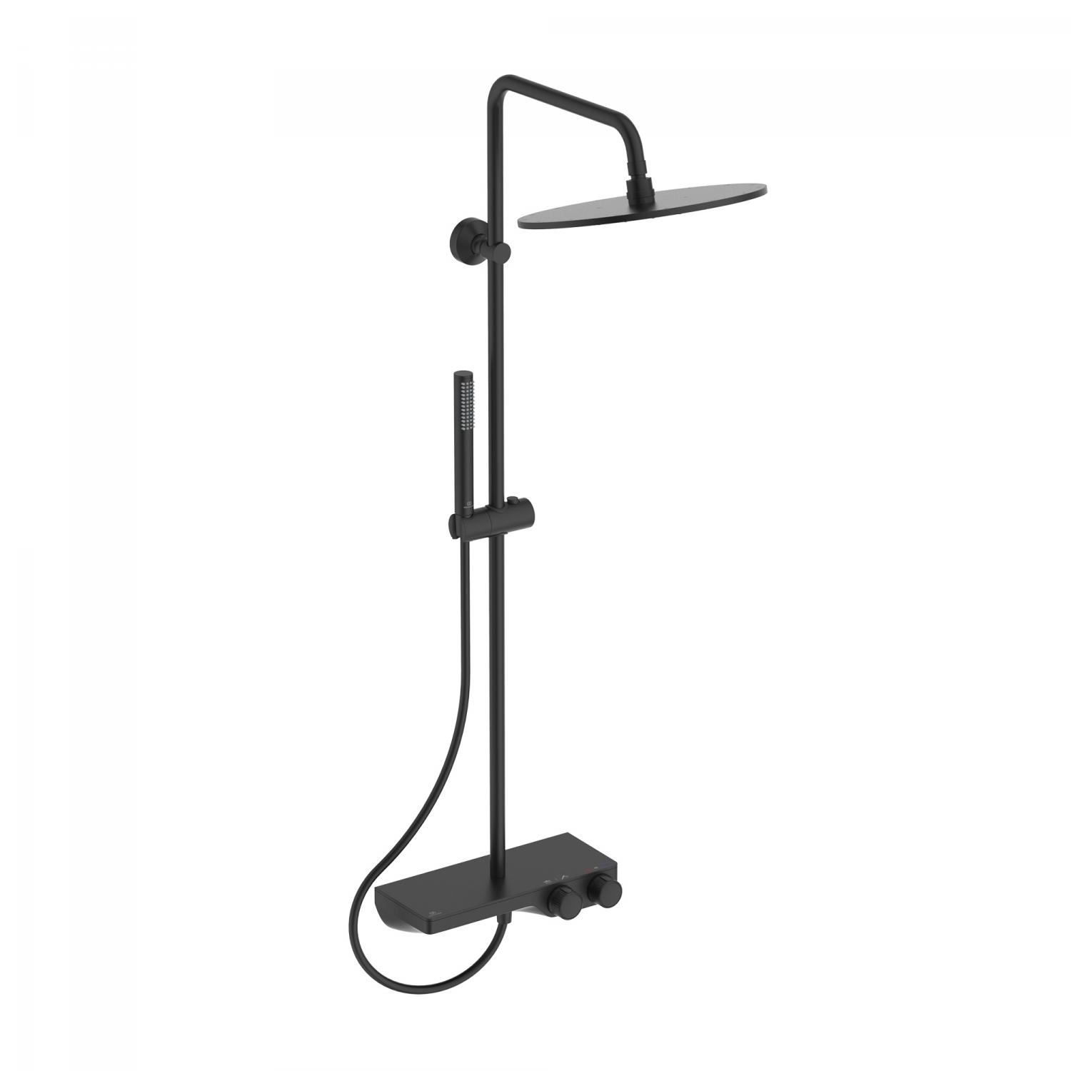 Coloana duș termostatată Ideal Standard Ceratherm S200 Silk Black