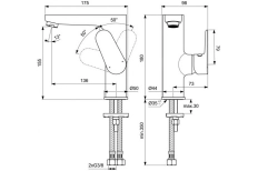 Смеситель для раковины Ideal Standard Cerafine O ML BC555AA