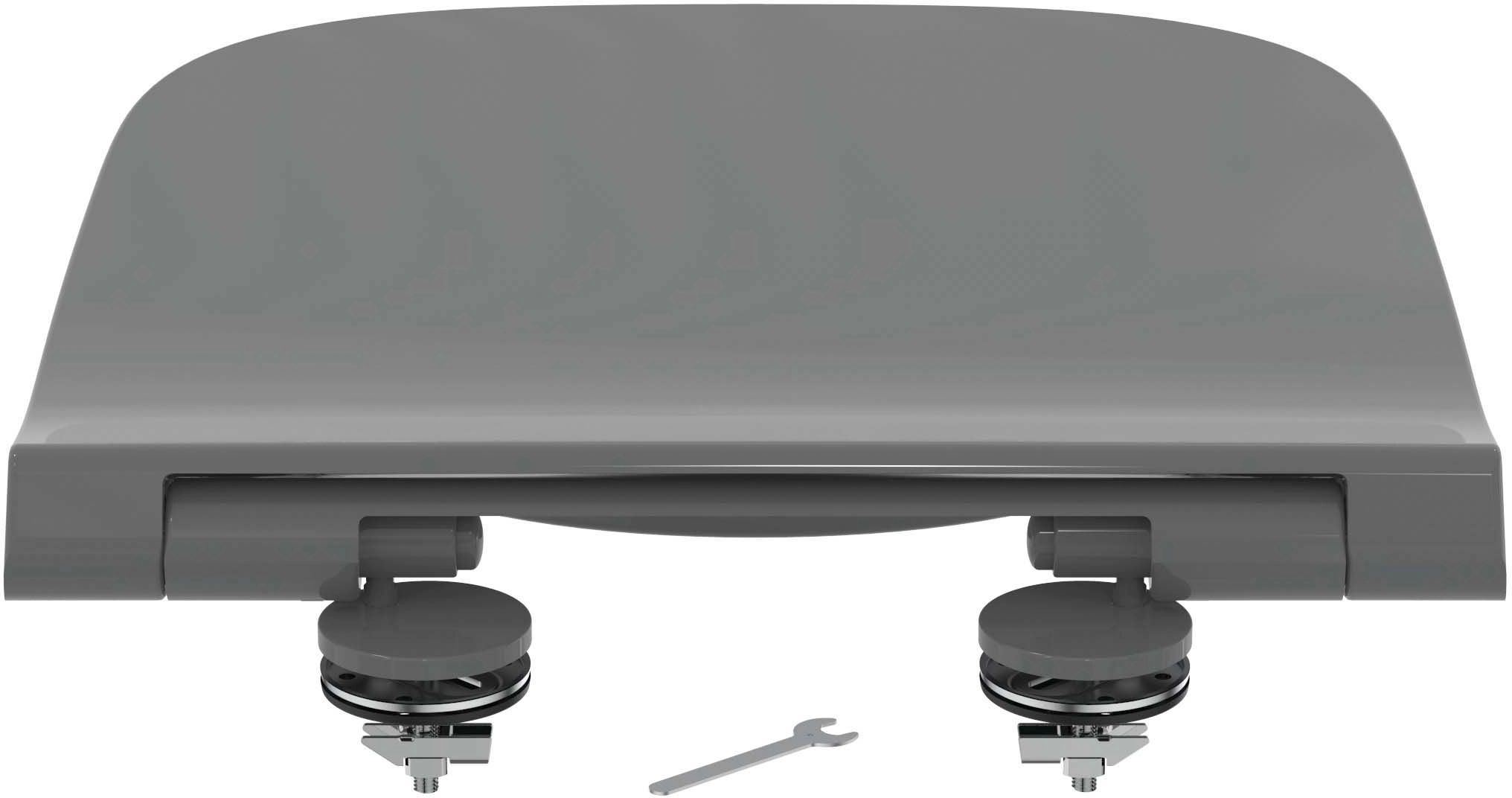 Capac WC Ideal Standard i.life B Glossy Grey — vedere 2