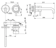 Baterie încastrată lavoar Ideal Standard Ceraline A6938AA