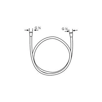 Furtun de duș Kludi Suparaflex 160 cm — vedere 2