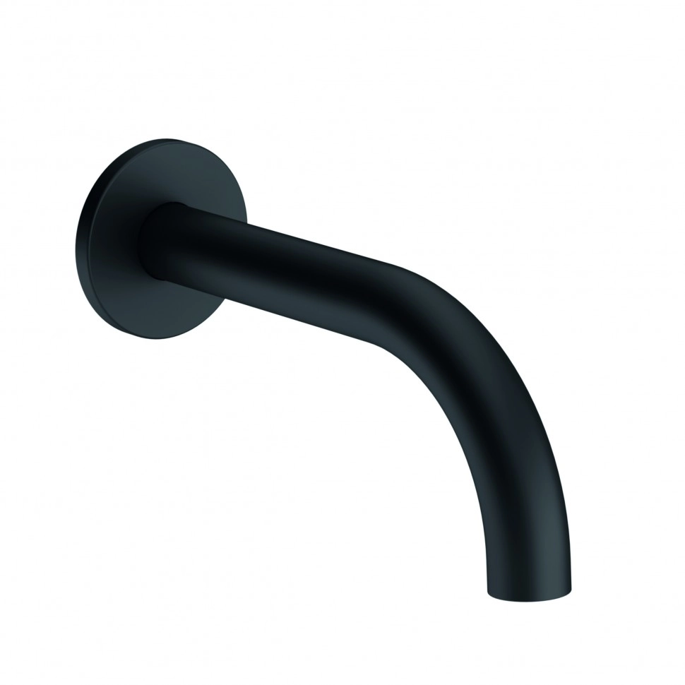 Pipa cada Kludi Bozz 16 cm Black Mat