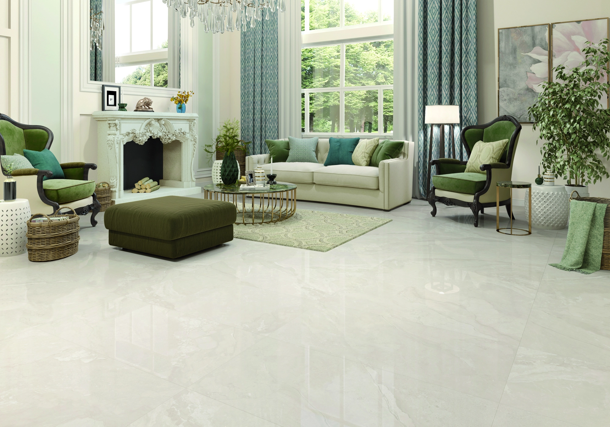 CALLAS IVORY MAT Rect. 120x120 — 7