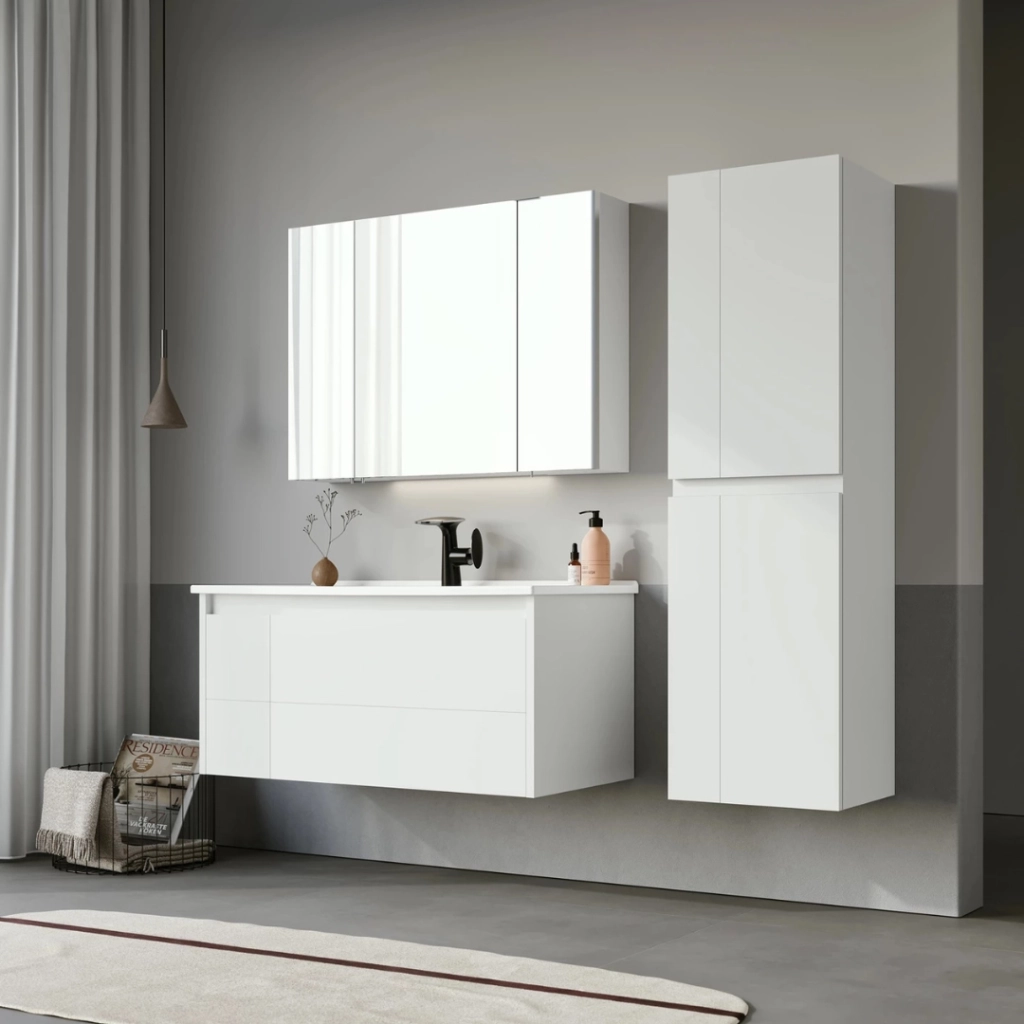Mobilier de baie ORKA Likya 65 White Matt